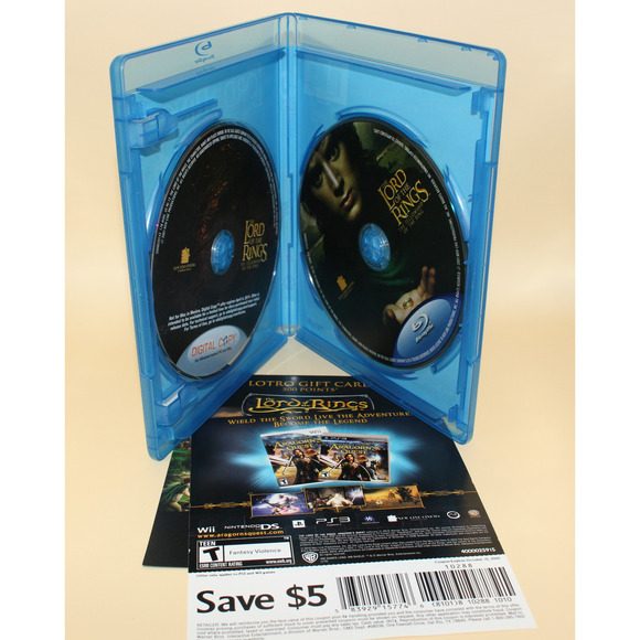 Lord Of The Rings Trilogy Lot Of 3 (Blu-ray) Fellowship, Two Towers, Return... - Picture 4 of 10